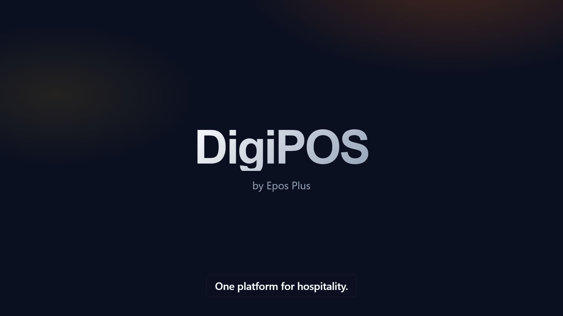 DigiPOS — All-in-one hospitality platform